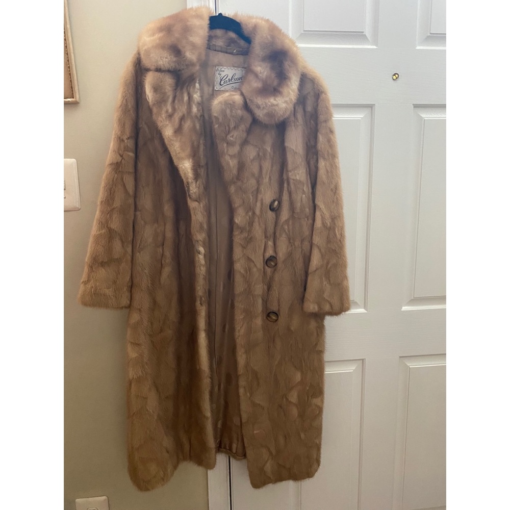 Vintage Blond Mink Coat